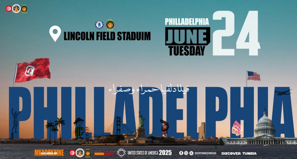 Programme officiel des supporters de l’Espérance aux États-Unis